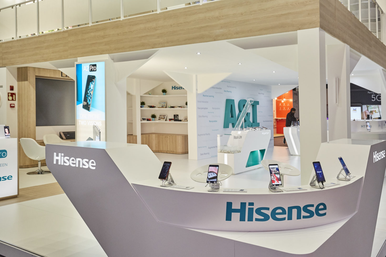 Diseño y construcción del stand de Hisense
Diseño y construcción del stand de Hisense